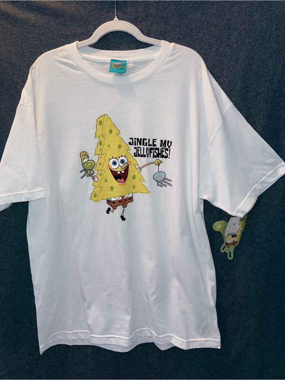 NWT 2002 SpongeBob Jingle My Jellyfishes Tee XL